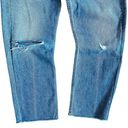 GRLFRND  Linda High Rise Straight Leg Distressed Crop Denim Jeans 29 Photo 6