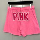 PINK - Victoria's Secret  Pink Logo Y2K Fleece Cut-off Loungewear Sweat Shorts Photo 0