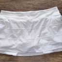 Lululemon  Pace Rival Skirt Mid-Rise Regular White Size 14 NWT Photo 1