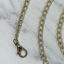 The Bar Gold Tone Lightweight Skinny Metal Chain Link Belt OS One Size Photo 1