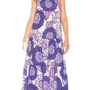 The Bar Dodo Or Purple Dorothy Floral Print Maxi Dress Small Photo 0