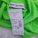 Vintage 90's 2000's Y2K neon green club MTV crop top shirt retro MEDIUM Yellow Photo 4