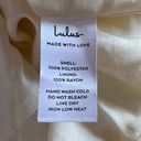 Lulus NEW Lulu’s Wonder Years Halter Maxi Dress size S Ivory Polka Dot Photo 9