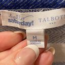 Talbots Blue White Striped Dress Beach Coverup M Nautical Preppy Photo 5