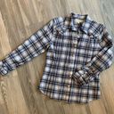 Max Studio Women’s  plaid button down size Med NWOT Photo 0