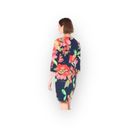 Trina Turk new  ❀ Picturesque Bright Floral Print Sheath Mini Dress ❀ Navy ❀ 2 Photo 4