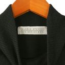 Valerie Stevens  Vintage Merino Wool Pullover Mock Neck Black Sweater L Photo 2