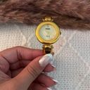 Gold Quartz Vintage Diamond Cuff Watch Photo 1