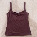 Mango Brown Sweetheart Tank Top Photo 4