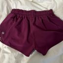 Lululemon Burgundy Shorts Photo 1