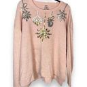 Holiday Time Sequin ornament  sparkly pink sweater Photo 0