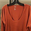 Girlfriend Collective 💕💕 Sleep Long Sleeve Tee ~ Dusk Red Large L NWT Photo 9