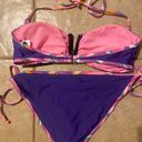 Joe Boxer JUNIORS PURPLE BUTTERFLY 2PC BIKINI SET LG Photo 3