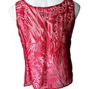 Coldwater Creek  Dressy Mesh Overlay Tank Top, Sz 10 Photo 1