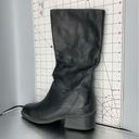 Naturalizer Vintage  Black Leather Riding Boots Size 8 1/2W Photo 14