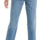 Ba&sh  Sophia High Rise Mom Relaxed V-Shaped Yoke Straight Leg Jeans Light Wash Photo 0