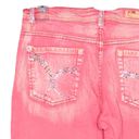 Y2K Pink Jeans Flare Denim Jeans Rhinestone Pockets Size undefined Photo 5