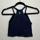Free People NWOT  Happiness Runs Crop Deepest Navy XS/S Photo 3