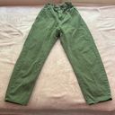 ZARA paperbag jeans in army/dark olive  green Photo 0