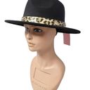 Juicy Couture  Fedora Hat with Leopard Trim Photo 2