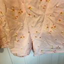 Abound  Romper Womens M Floral Peach Colored Orange‎ Button Front Photo 4