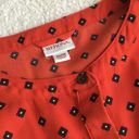 Merona Patterned Shirt Dress Orange Black Gray - Sz Medium Photo 12