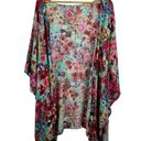 Umgee ‎ Floral Kimomo Cardigan Size S/M Feminine Colorful Flowy Photo 3