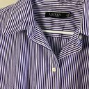 Ralph Lauren  Black Label Striped Women's Button Down Size 14 Photo 3