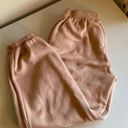 Beige Elastic Waistband Sweats Photo 0