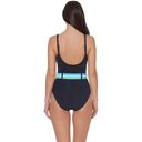 Bleu Rod Beattie  Belted Tank One Piece Swimsuit Swimsuit Black 8 MSRP $129 Photo 1