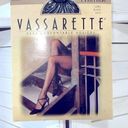 Vassarette  Italian made vintage sexy black funky fishnet pantyhose sz L Photo 0