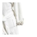 Carole Hochman  Women Robe M Ivory Faux Fur Plush Wrap with Pockets Long Sleeve Photo 9