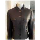 Talbots NWOT chocolate brown  wool lined jacket. Sz 4 Photo 3