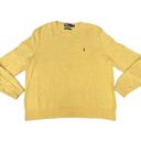 Polo Vintage  Ralph Lauren Yellow Knit Pullover Sweater Photo 0