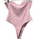 by the way. Revolve Carla Bodysuit Leotard Top Blush Light Pink Strapless Medium Photo 7