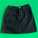 Divided Black 100% Cotton High Waisted A-Line Mini Skirt Photo 0