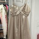 Jump  Tan silky dress Photo 0