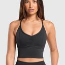 Gymshark  Elevate Longline Sports Bra in Black Photo 0