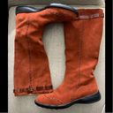 Tod's Tod’s Suede Burnt Orange Boots Photo 3