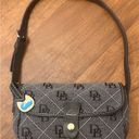 Dooney & Bourke GUC Rare Vintage  Monogram Bag Canvas Leather Photo 2