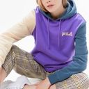 FILA UO Exclusive Dericia Colorblock Hoodie Sweatshirt Size S Photo 1