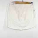 Vanilla Star Jeans Vanilla Star White Denim Distressed Raw Hem Jean Mini Skirt Women's Size 7 Photo 1