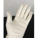 White Ruched Cotton Gloves Formal Prom Costume Small Retro Vintage Wedding Dance Photo 8