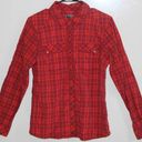 Rei Co-op Womens  Northway Plaid Red Snap Button Up Long Sleeve Shirt Size Medium Photo 0