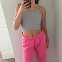 Aritzia Hot pink  mega fleece sweatpants Photo 1