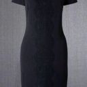 Boden USA Boden black Lace appliqué Detail Ponte pull over style dress 
WH539 size 8 Photo 0