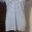 Caslon  Womens T-Shirt Blue White Striped Short Sleeve Scoop Neck XXS New Photo 2