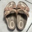 Birkenstock  Arizona Split Light Rose Nubuck/Suede Leather Photo 5