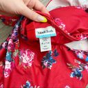 Modcloth  The Reese One-Piece Swimsuit Red Floral Size Small Photo 4