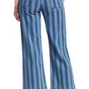 7 For All Mankind Striped Crop Jeans Photo 4